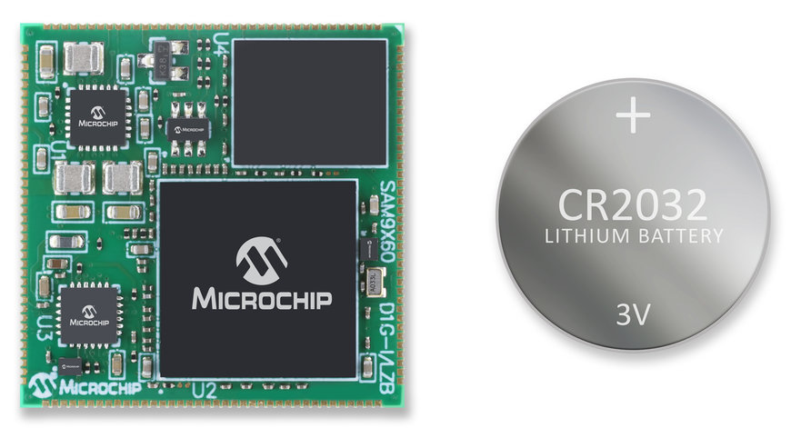 Microchip élargit sa gamme de systèmes sur modules (SOM) à base de MPU avec son SAM9X60D1G-SOM